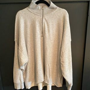 Aerie quarter zip sweatshirt